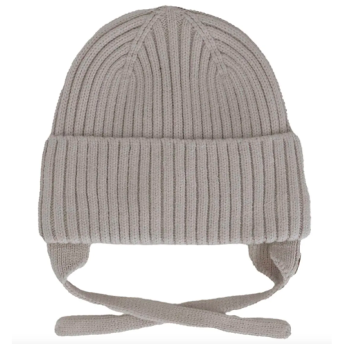 Calikids - Tuque d'hiver doublée en tricot doux - Beige